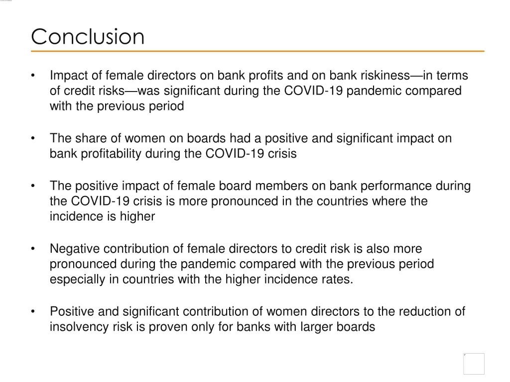 conclusion
