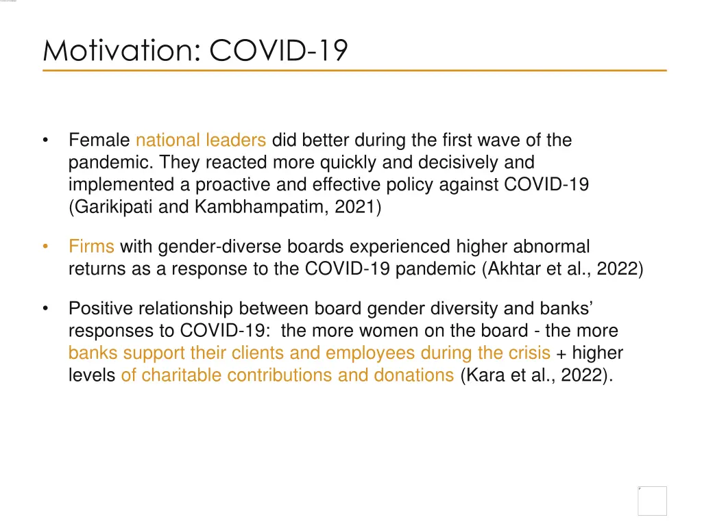 motivation covid 19