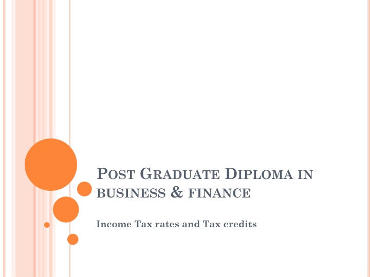 p ost g raduate d iploma in business finance