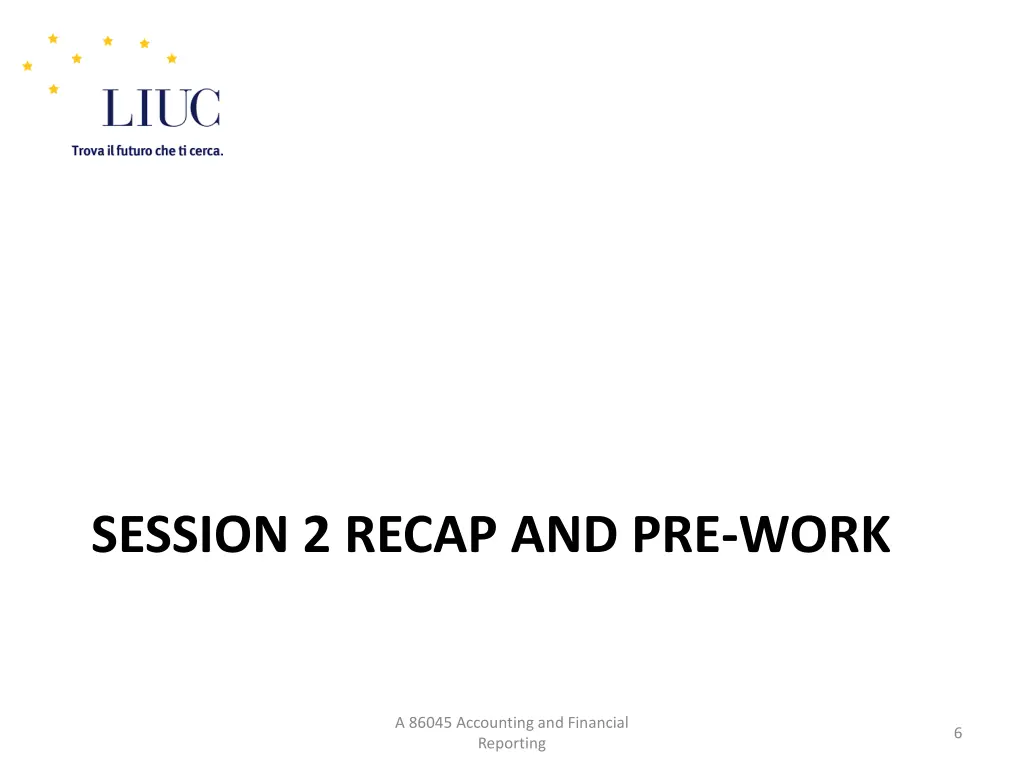 session 2 recap and pre work