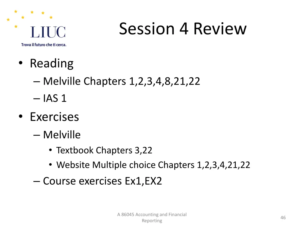 session 4 review