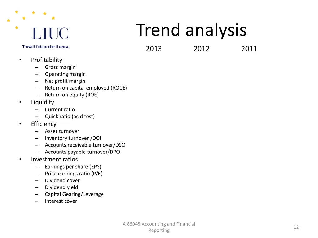 trend analysis 1