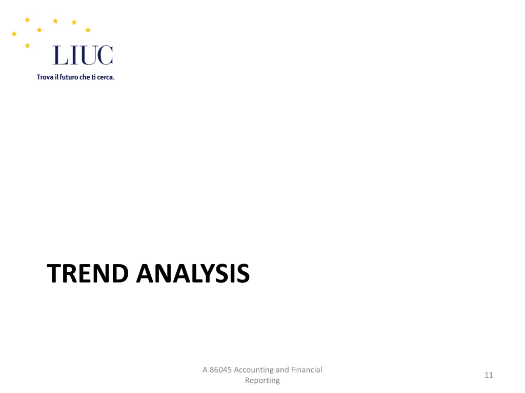 trend analysis