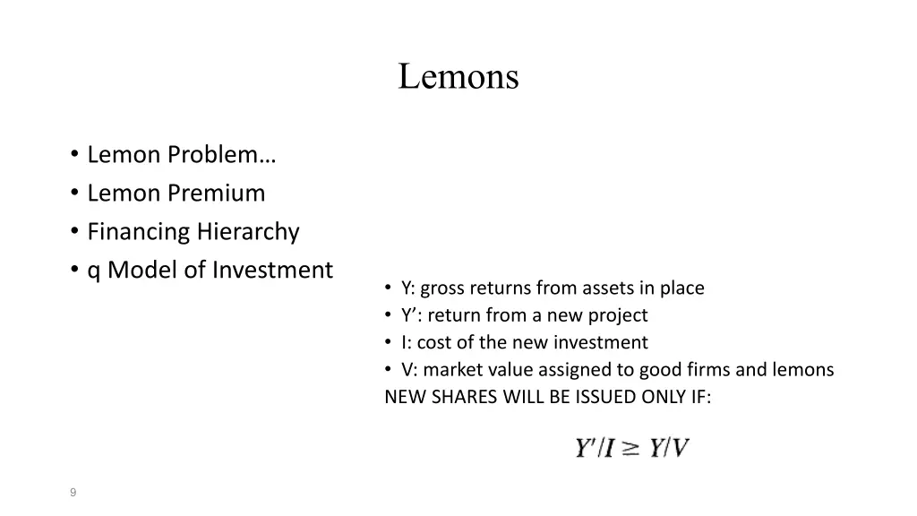 lemons