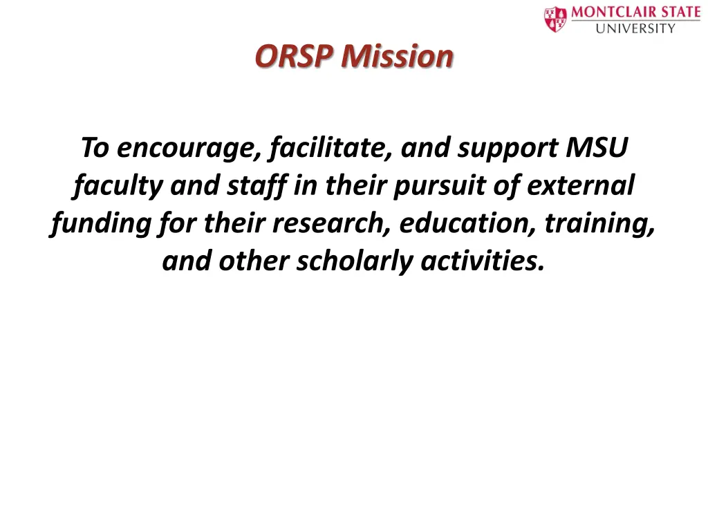 orsp mission