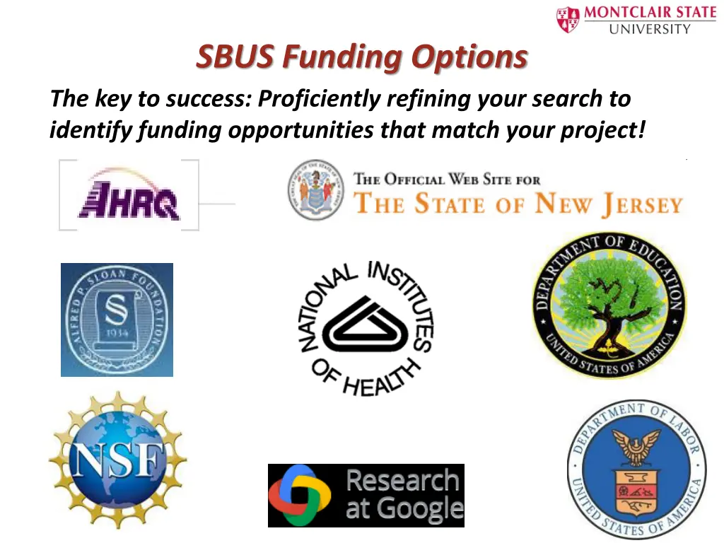 sbus funding options the key to success
