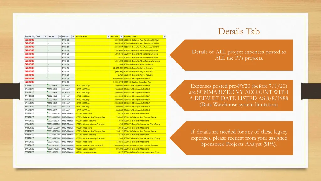 details tab