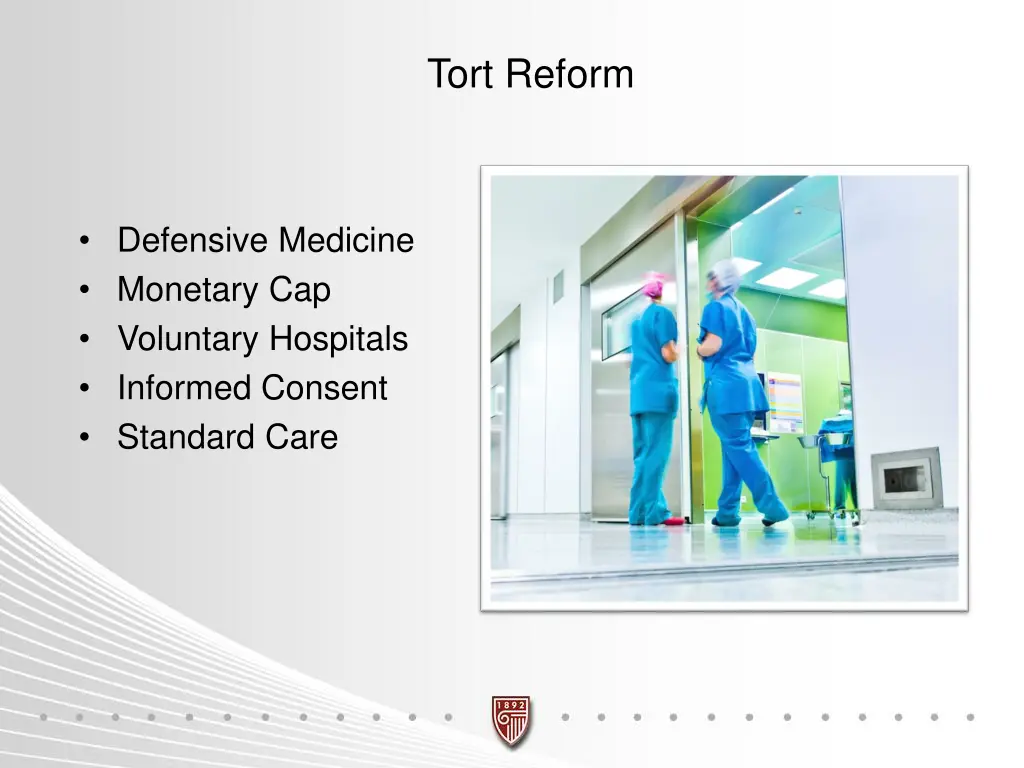 tort reform