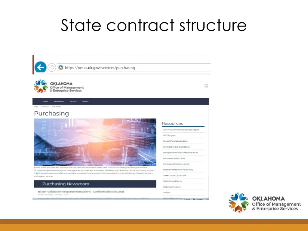 state contract structure