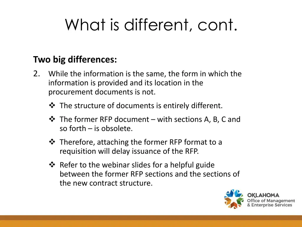 what is different cont