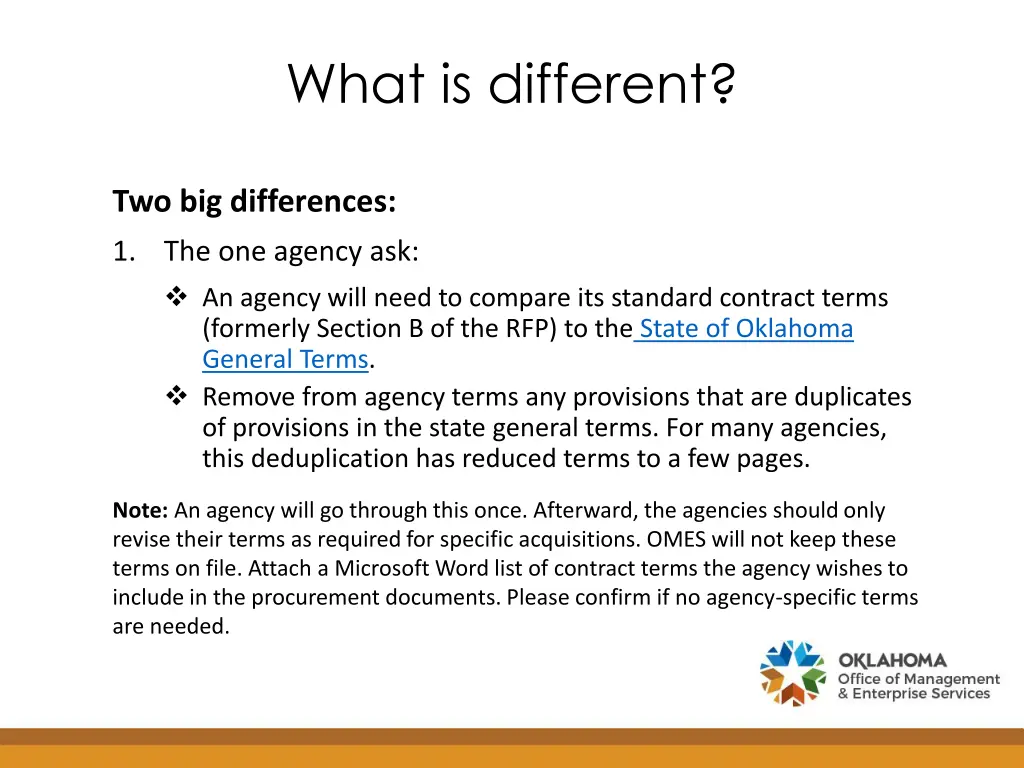 what is different