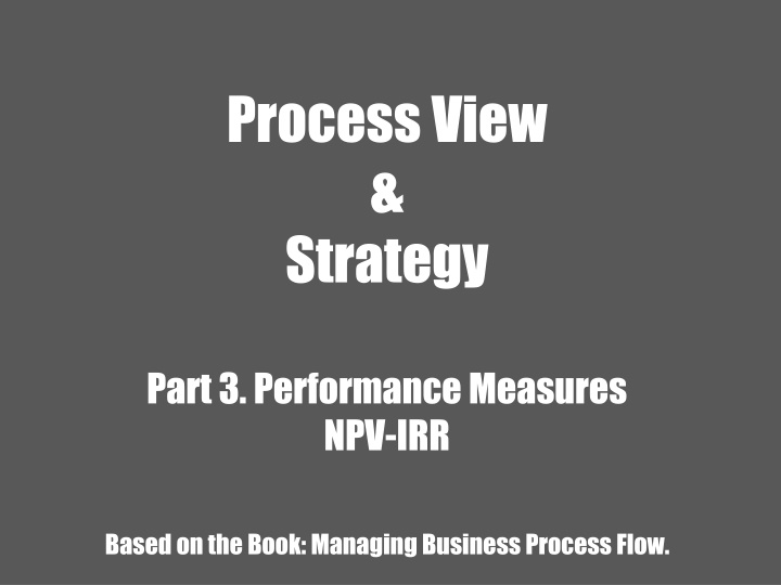 process view strategy
