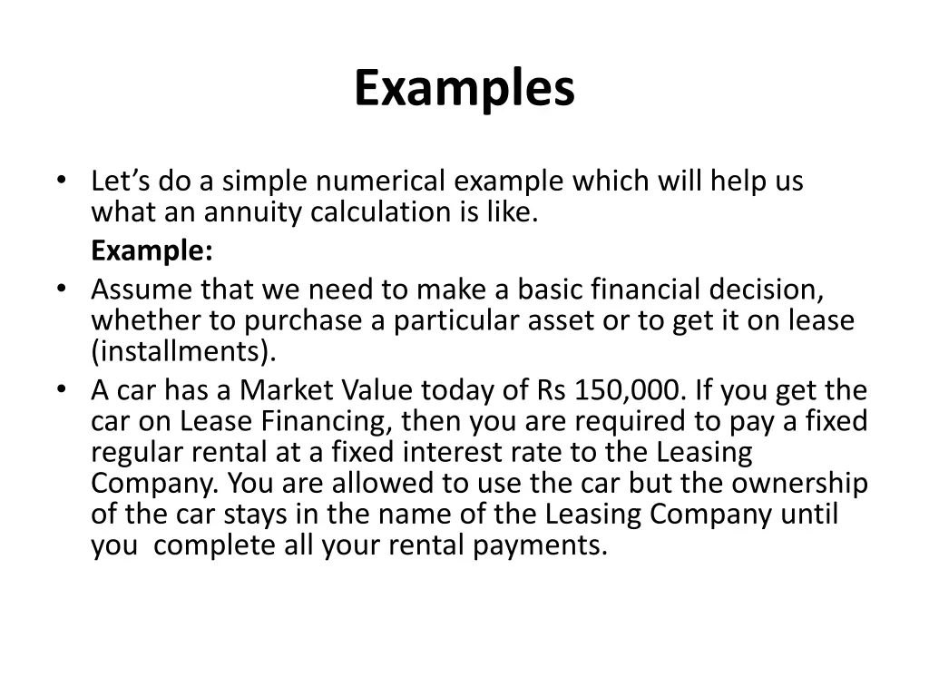 examples