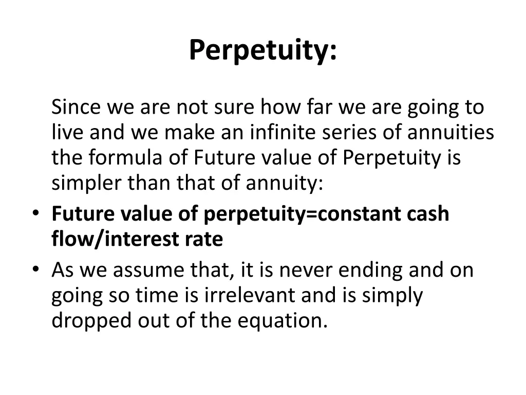 perpetuity 2