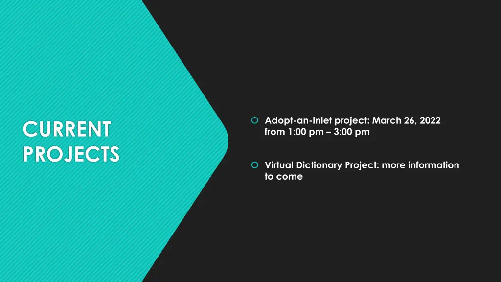 adopt an inlet project march 26 2022 from