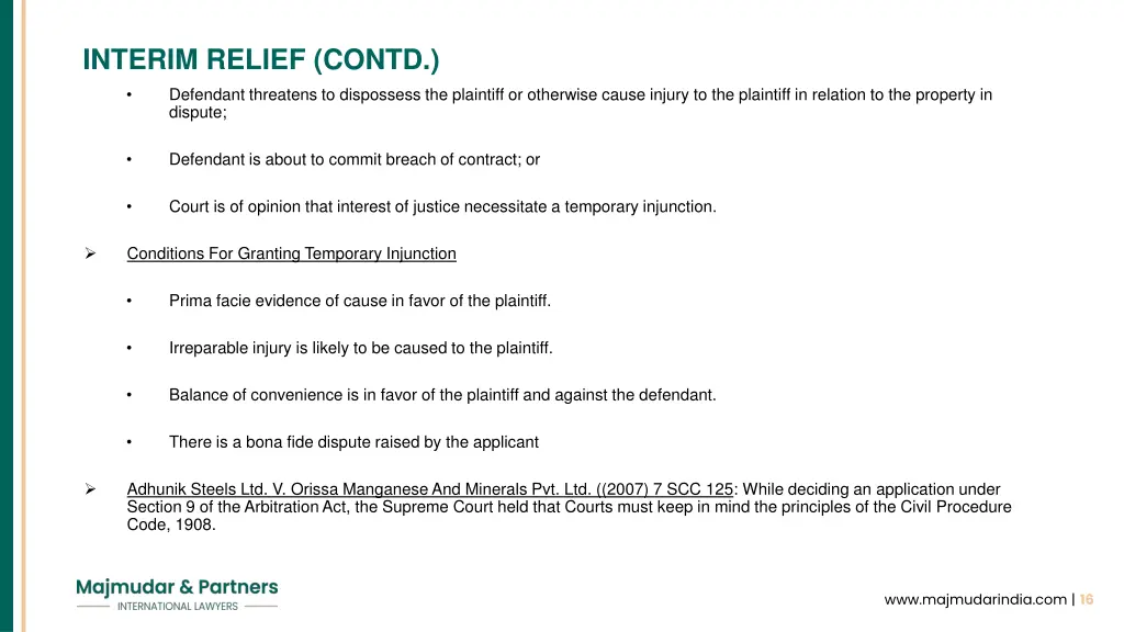 interim relief contd 1