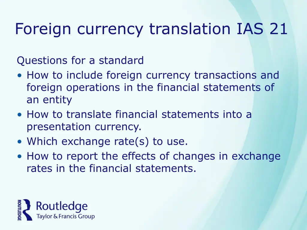 foreign currency translation ias 21