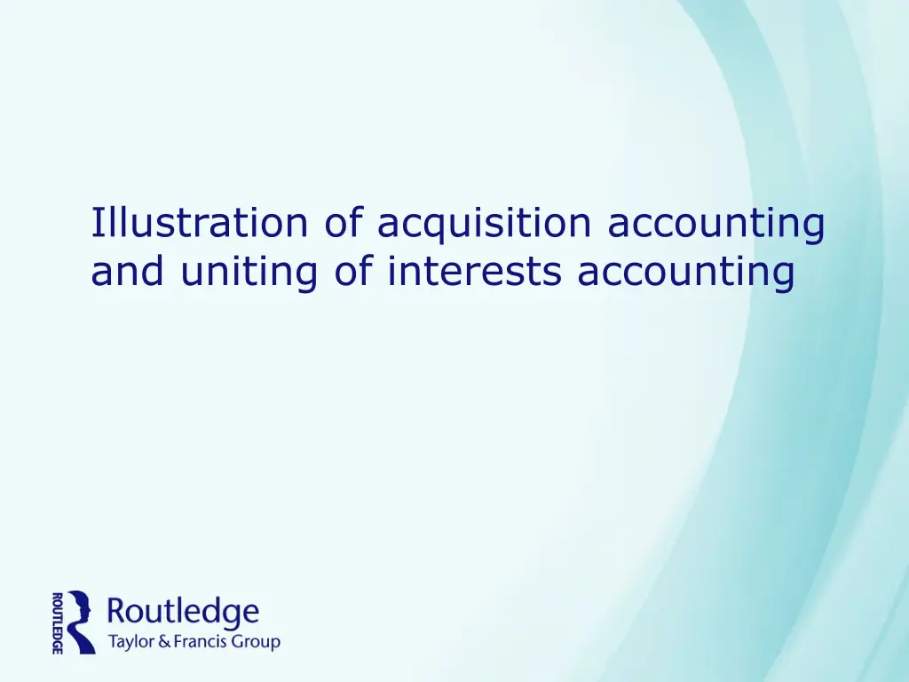 illustration of acquisition accounting