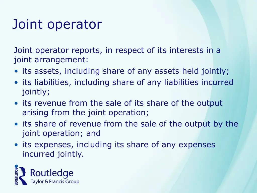 joint operator