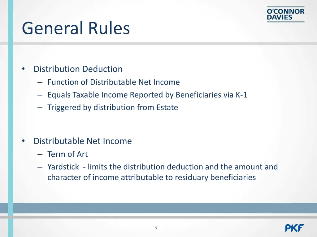 general rules 1