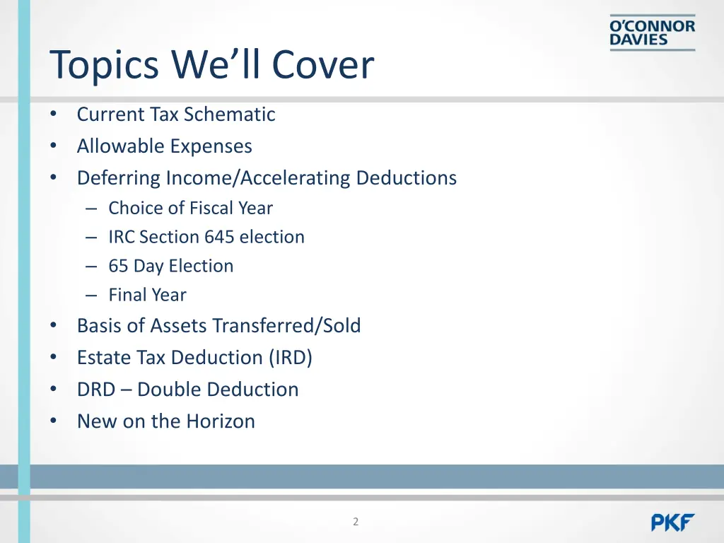 topics we ll cover