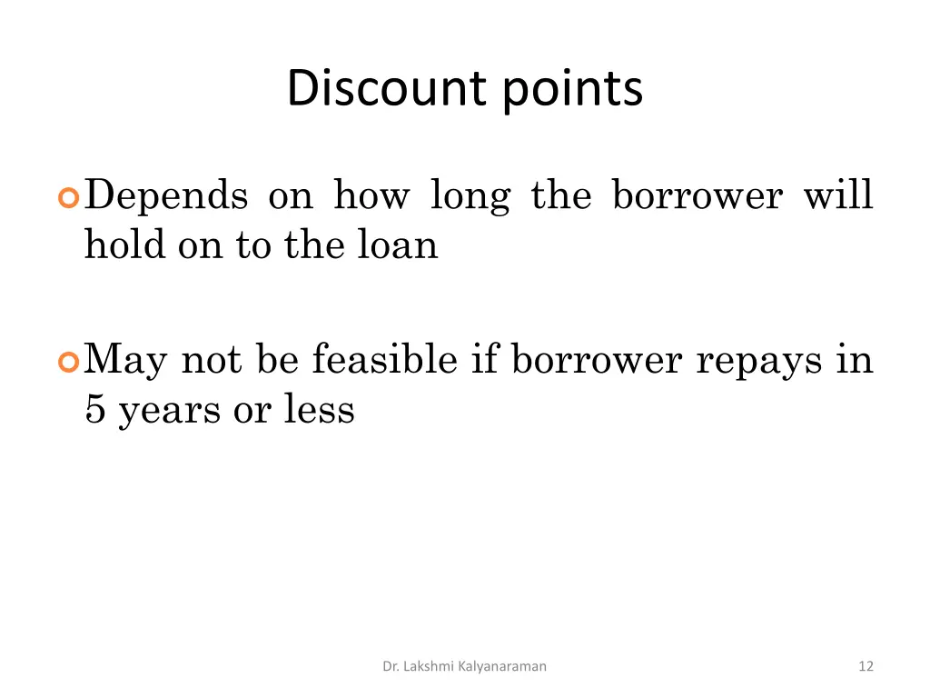 discount points 3