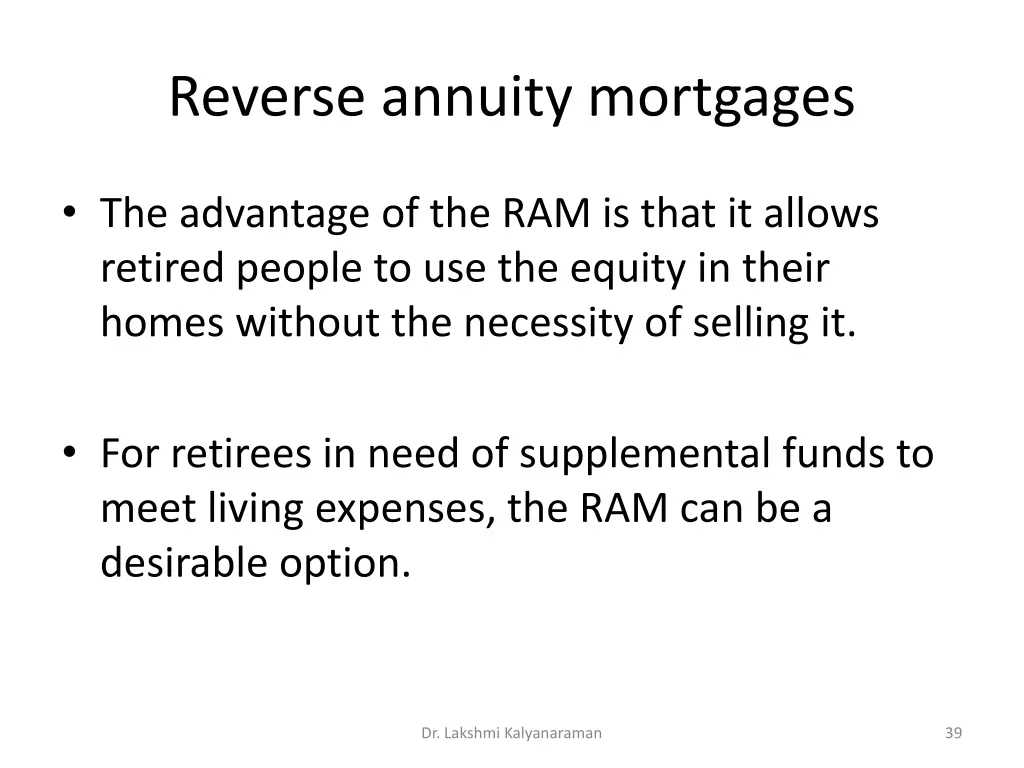 reverse annuity mortgages 1