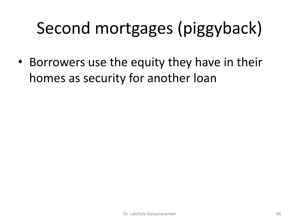 second mortgages piggyback 1