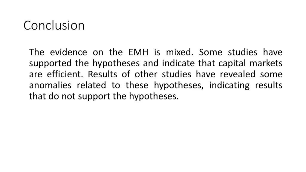 conclusion