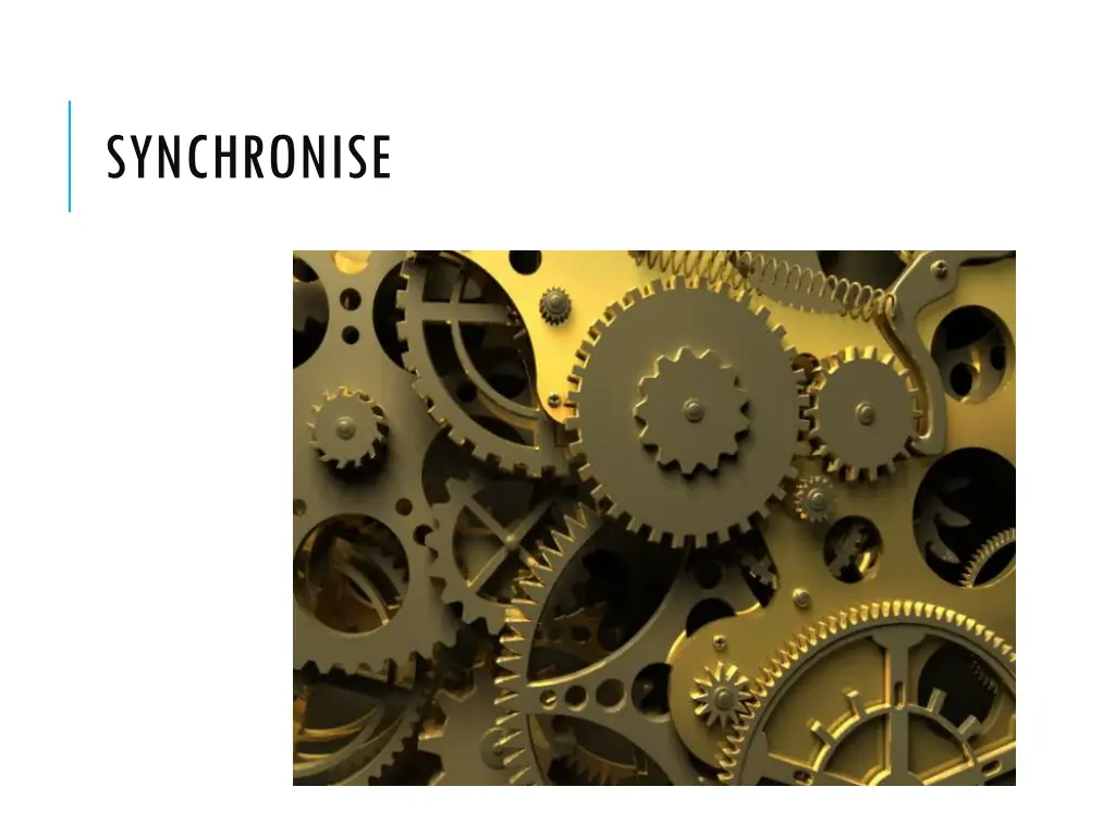 synchronise 1