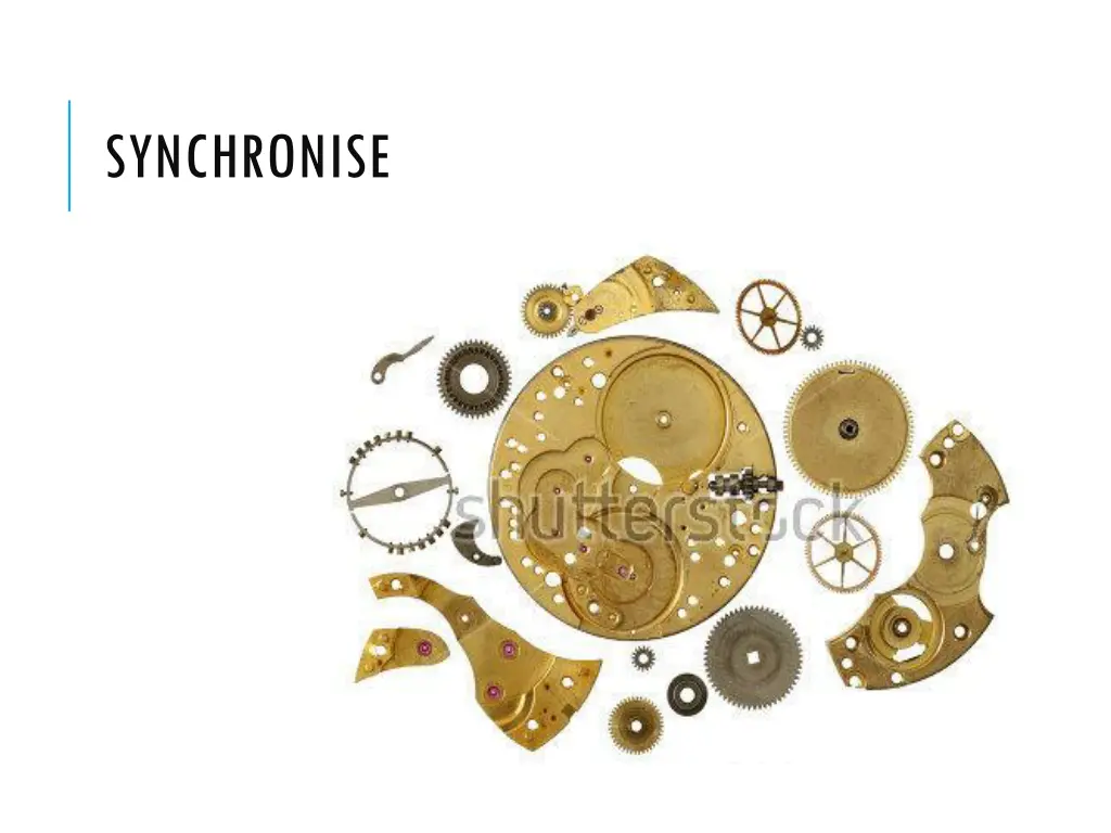 synchronise