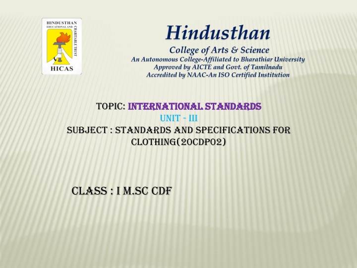 hindusthan college of arts science an autonomous