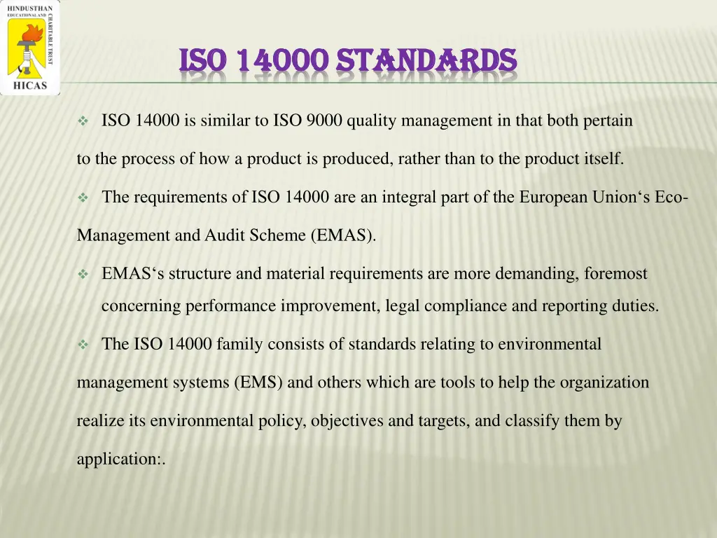 iso 14000 standards iso 14000 standards