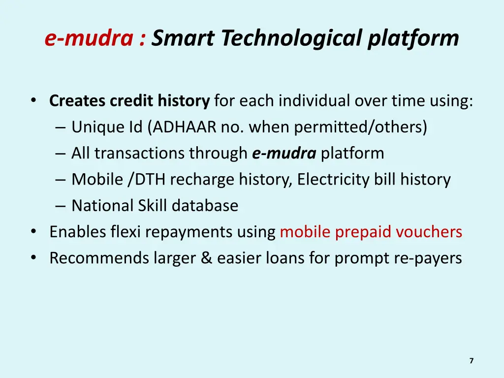 e mudra smart technological platform 1