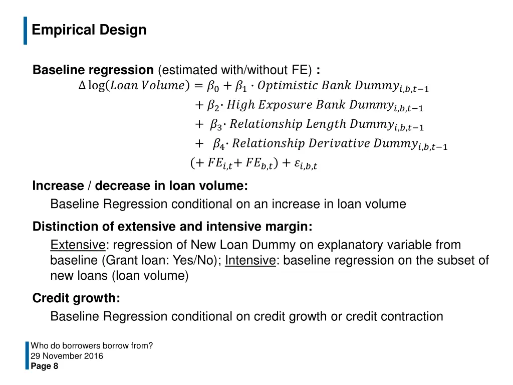 empirical design