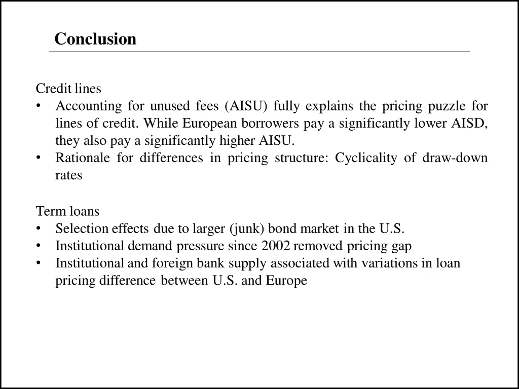 conclusion