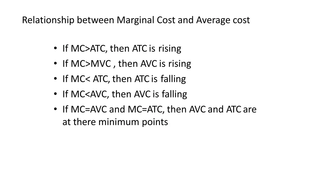 relationship between marginal cost and average