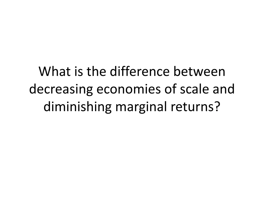 what is the difference between decreasing