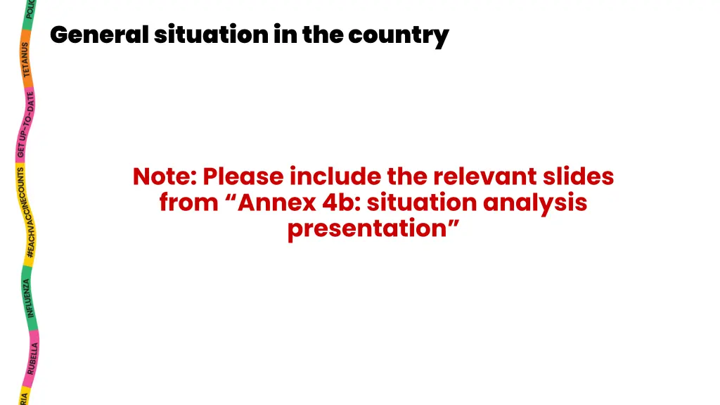 general situation in the country
