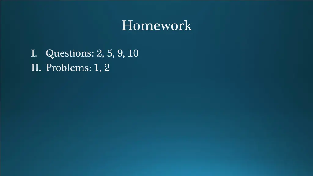homework