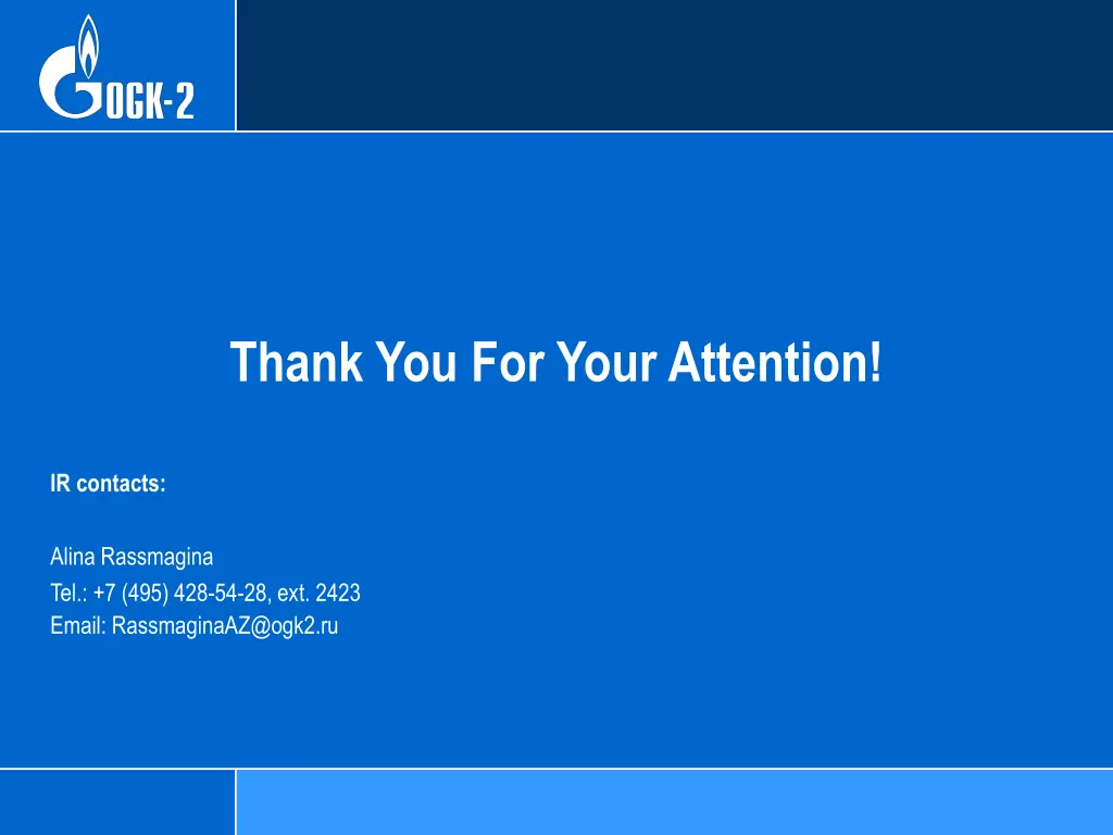 thank you for your attention