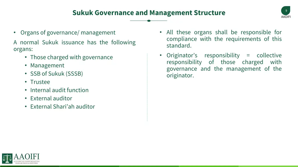 sukuk governance and management structure