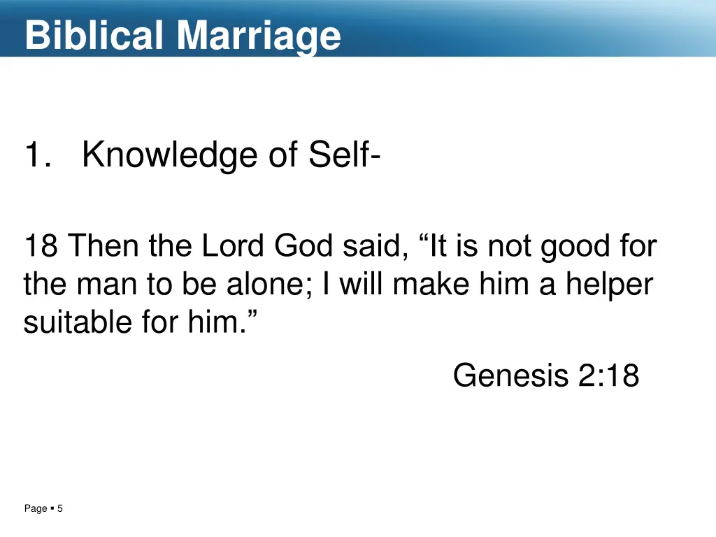 biblical marriage