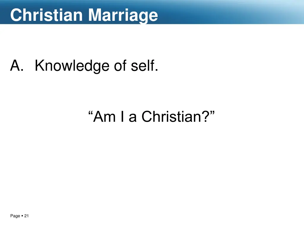 christian marriage