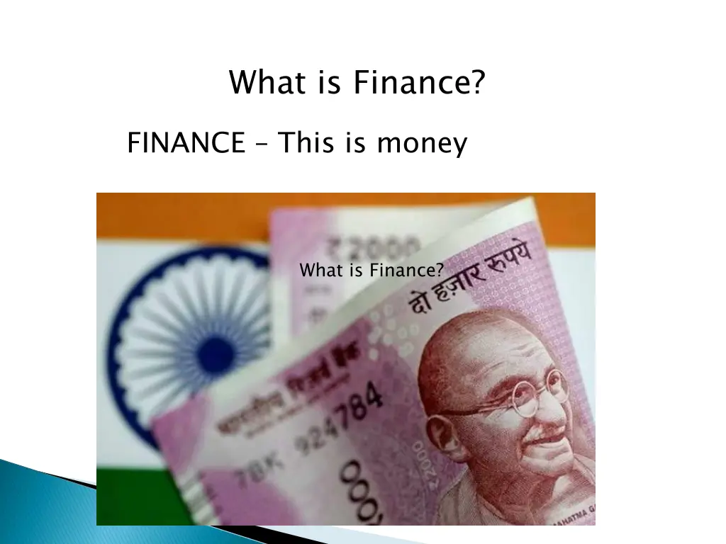what is finance finance this is money