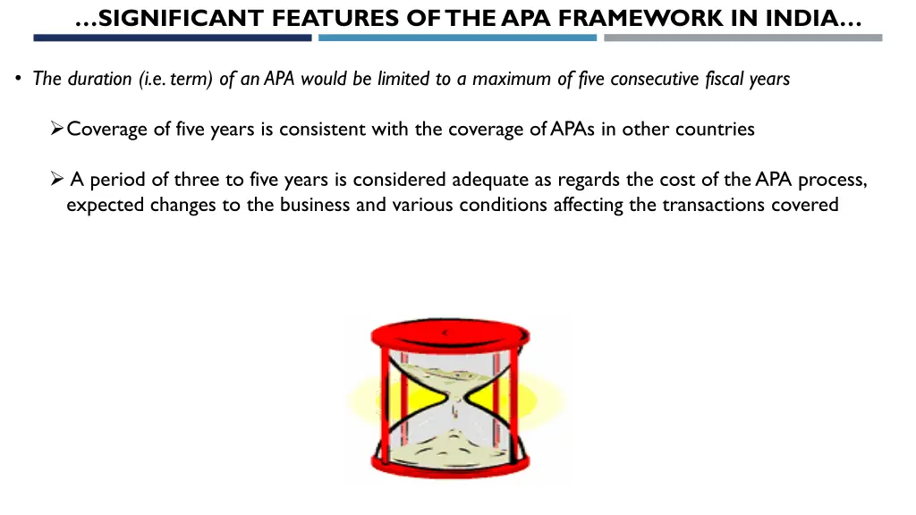 significant features of the apa framework in india 1