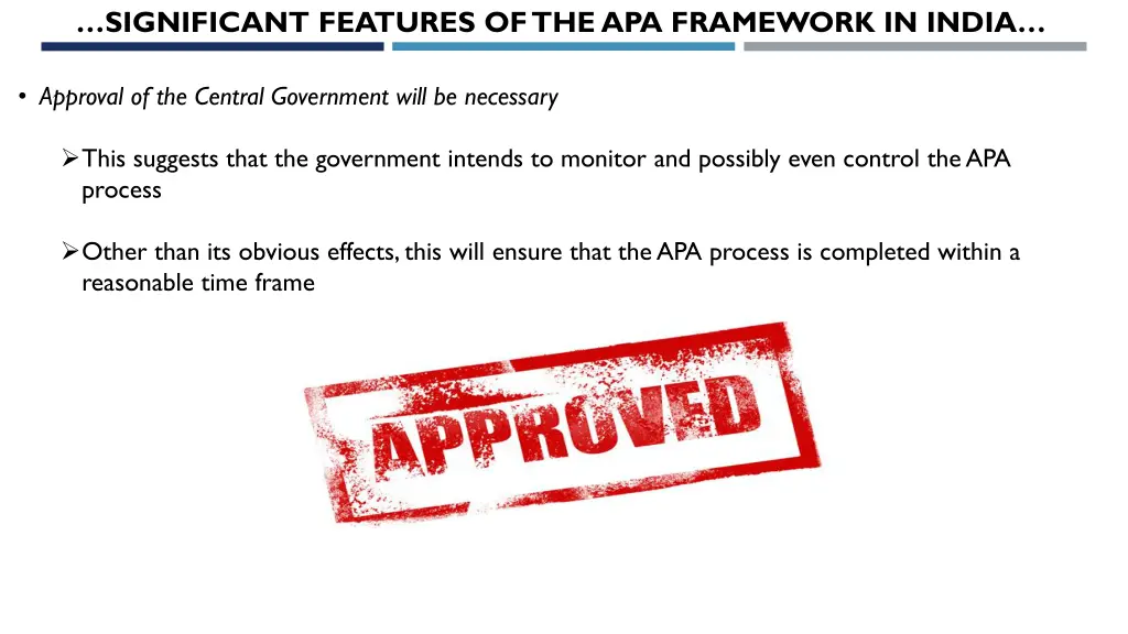significant features of the apa framework in india 3