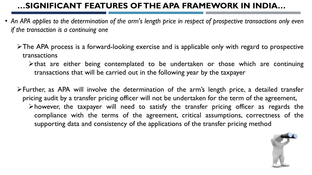 significant features of the apa framework in india 4