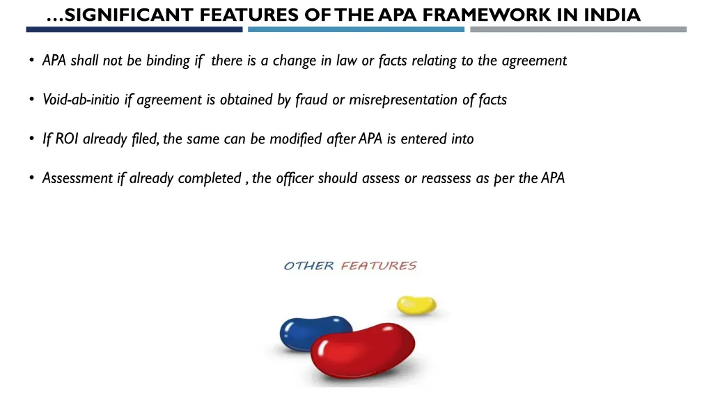 significant features of the apa framework in india 6
