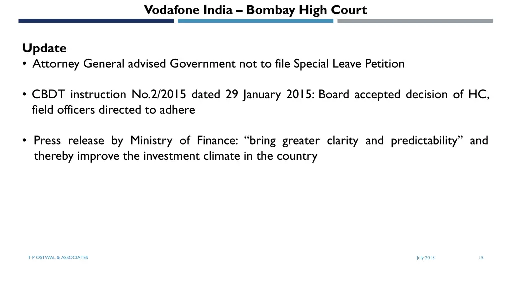 vodafone india bombay high court 2